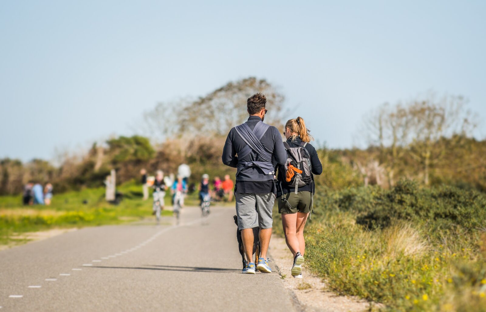 Fietsen en wandelen