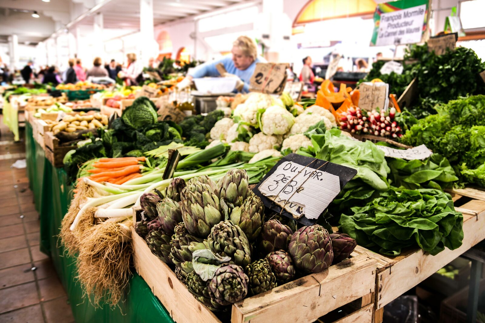 De markt van Forville in Cannes