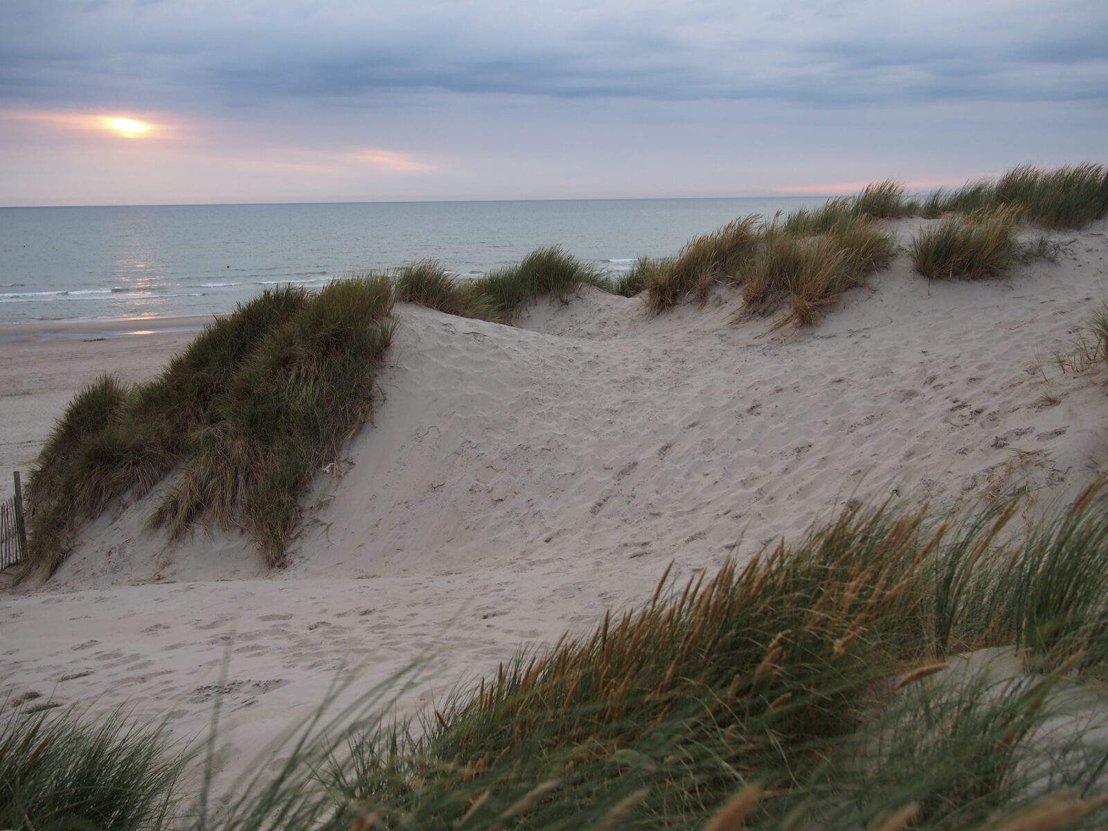 The beautiful beach of berck sur mer