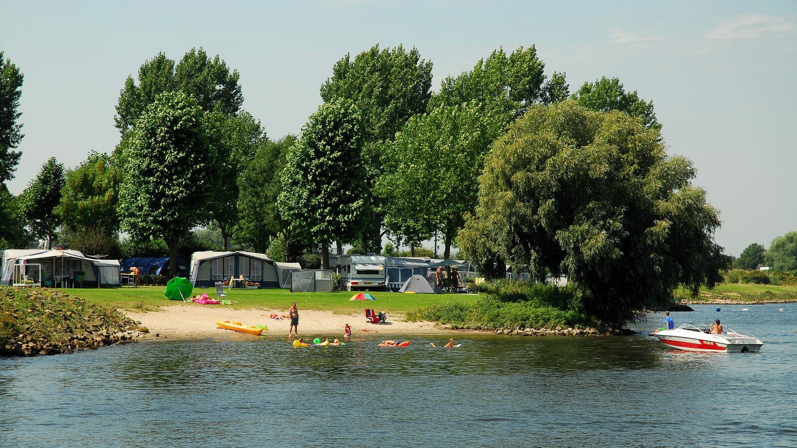 Waterfront campsite