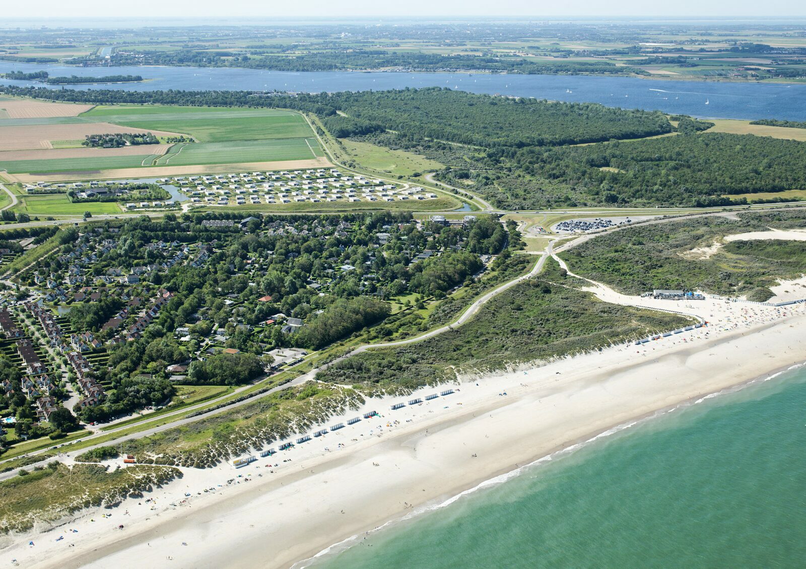 Holiday Kamperland beach sea Netherlands coast Zeeland