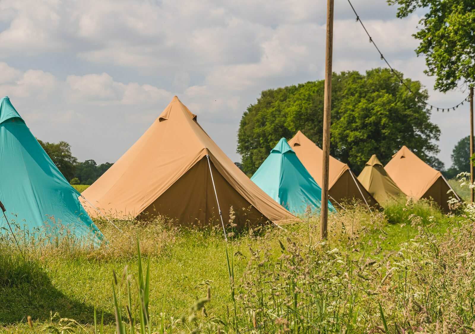 Pop-up glamping