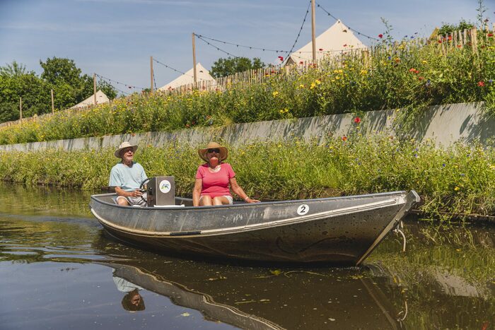 Fluisterbootje van Vakantiepark Mölke in Zuna