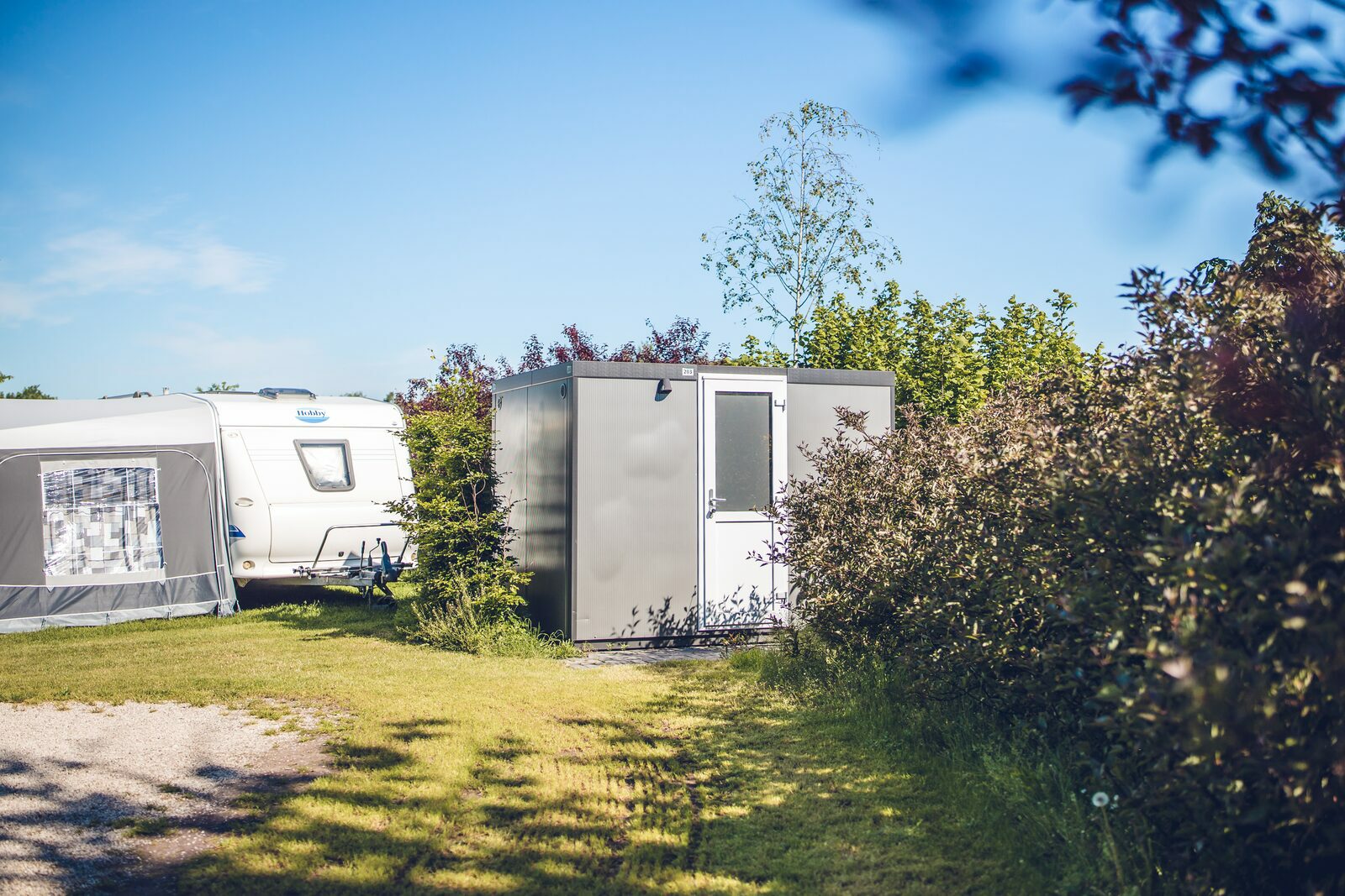 Camping private sanitary facilities Gelderland