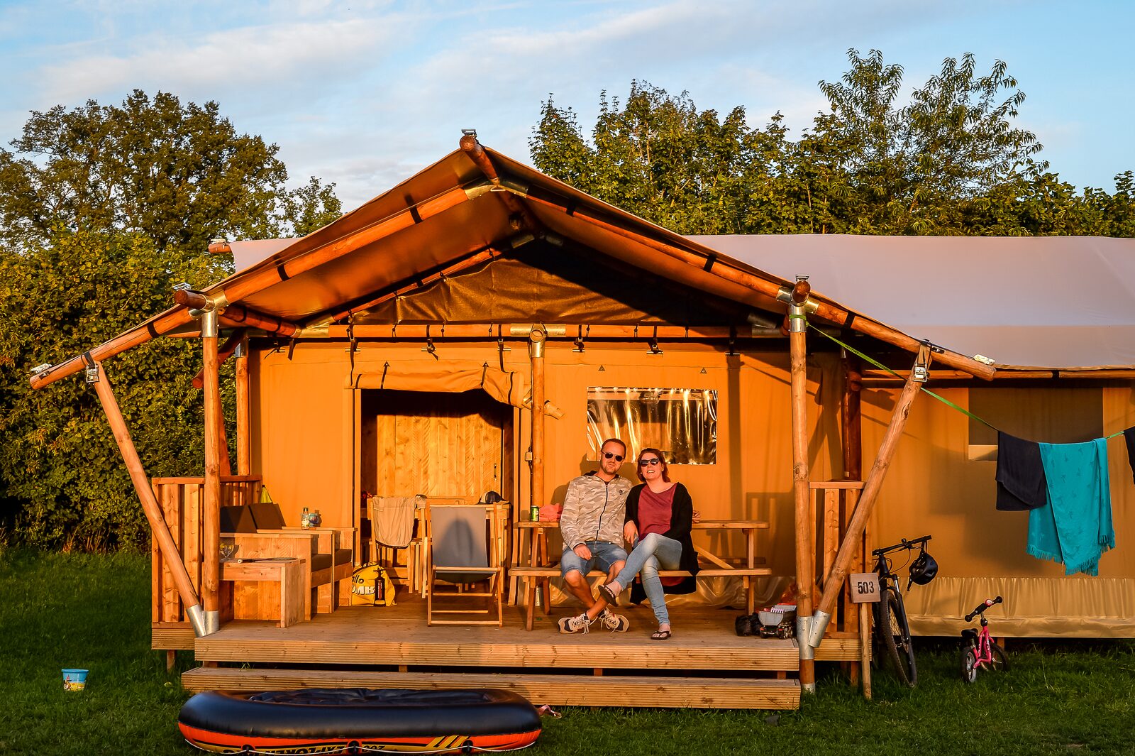 Pop-up camping