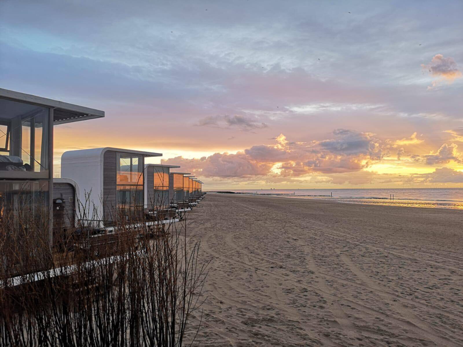 Herbst am Meer – Strandhaus in Holland	