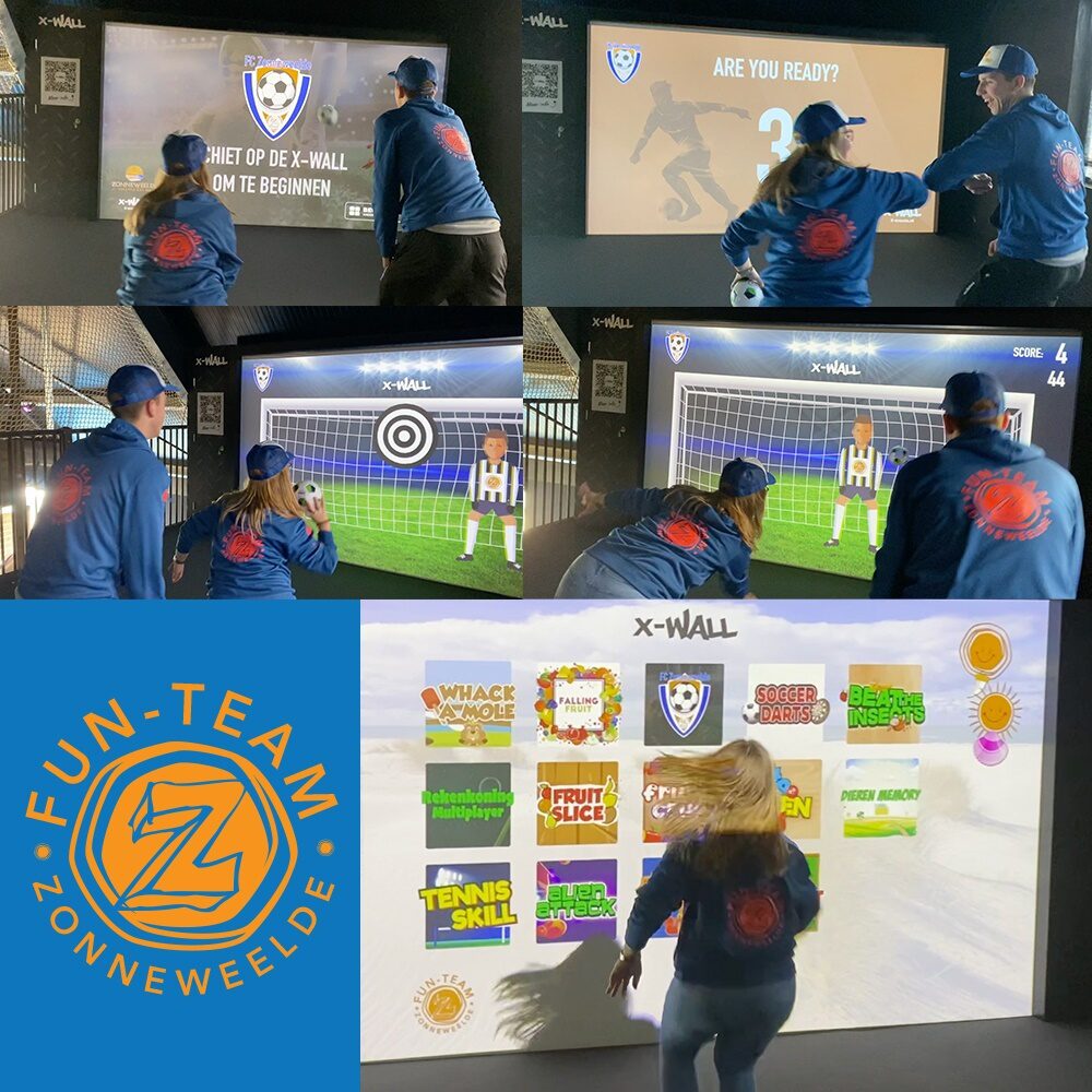 Nieuw in de Indoor speeltuin - Interactieve Game Wall