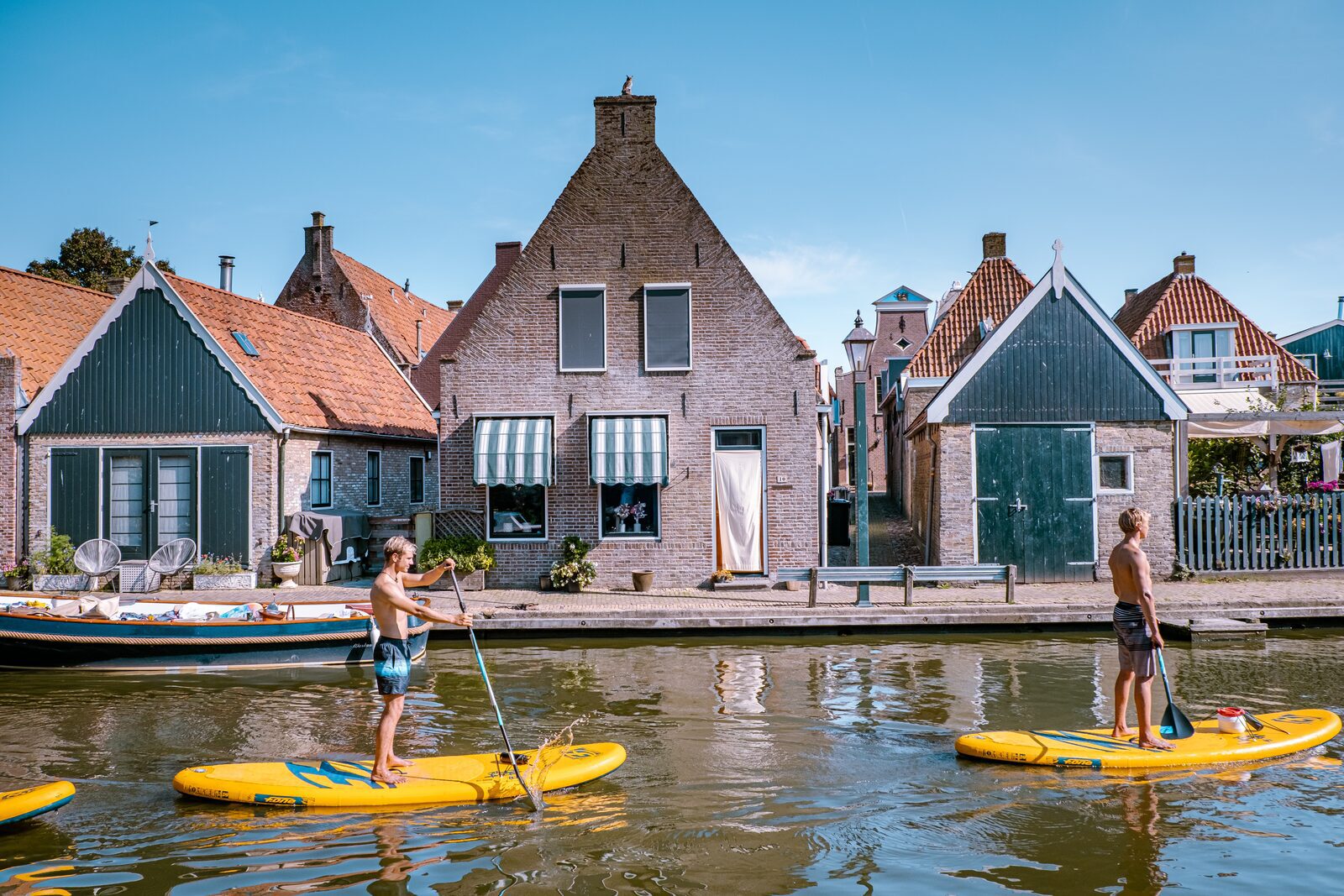 Waterfront holiday houses