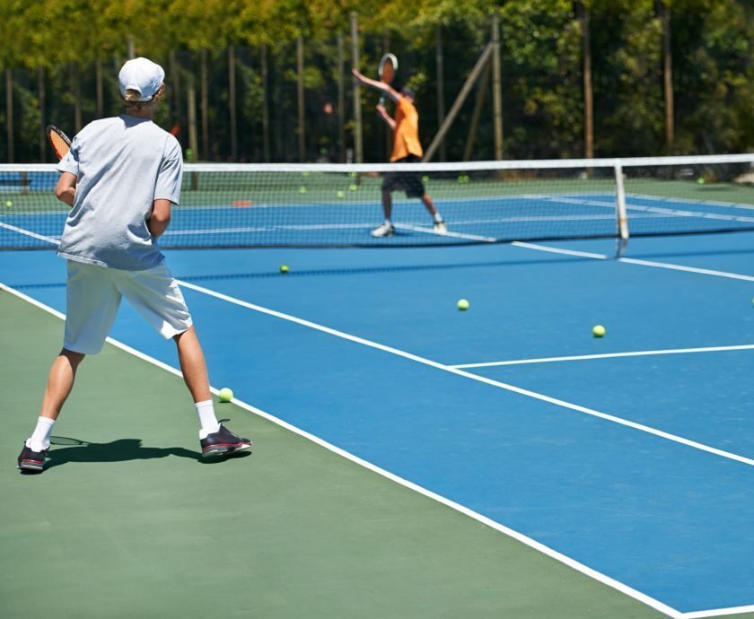 Tennis courts