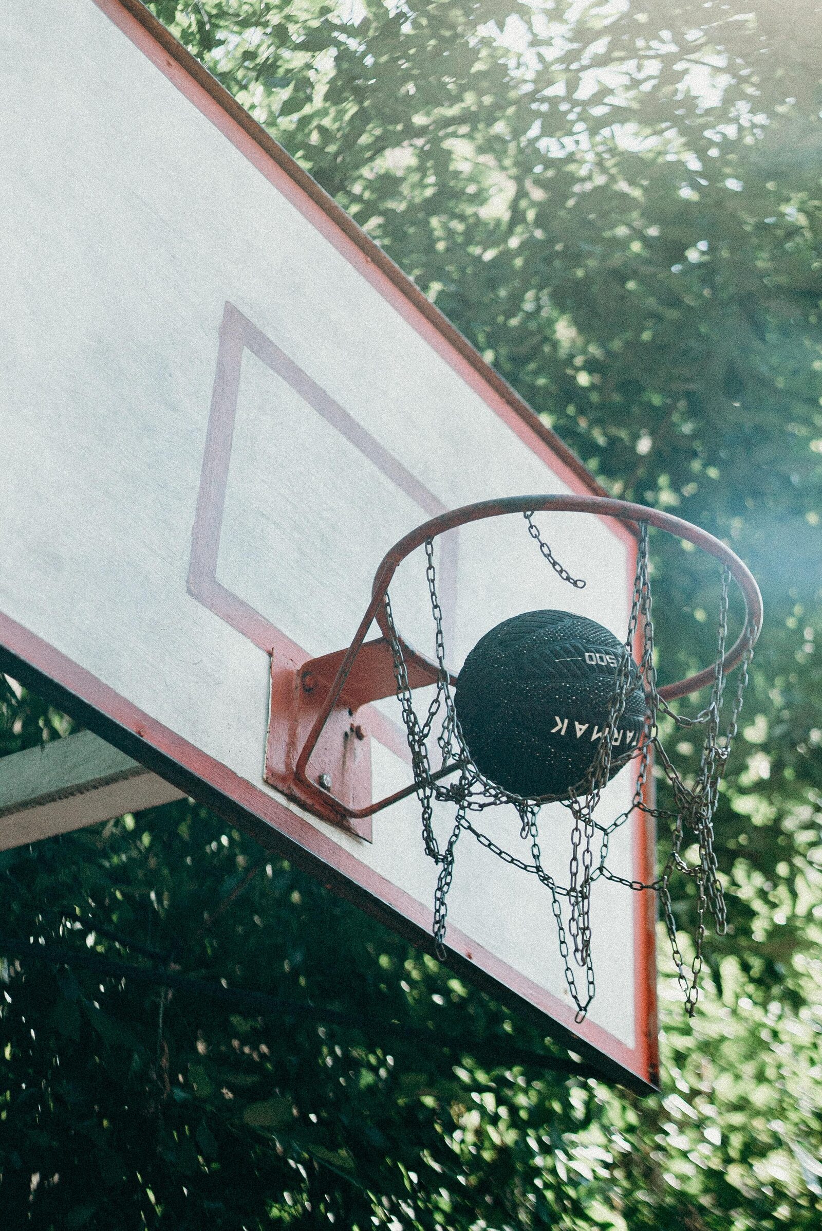 Football and basketball field 