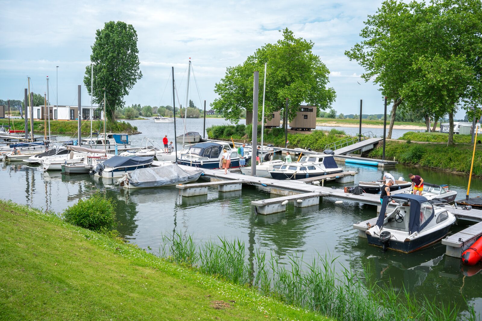 Discover our vacation parks with a marina