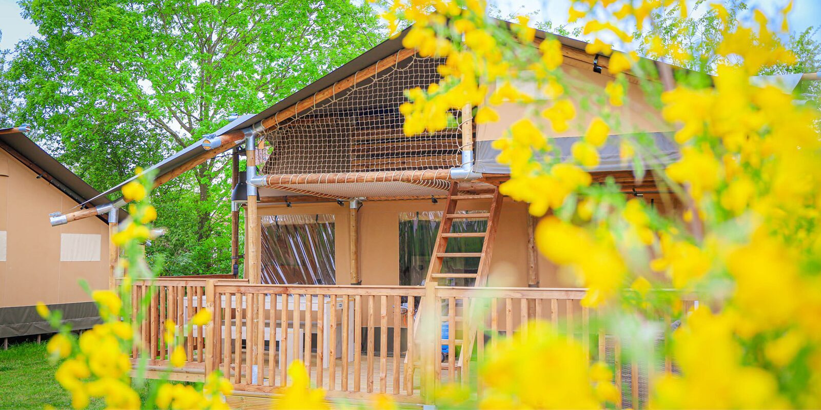 Safari tents at Vakantiepark Sallandshoeve