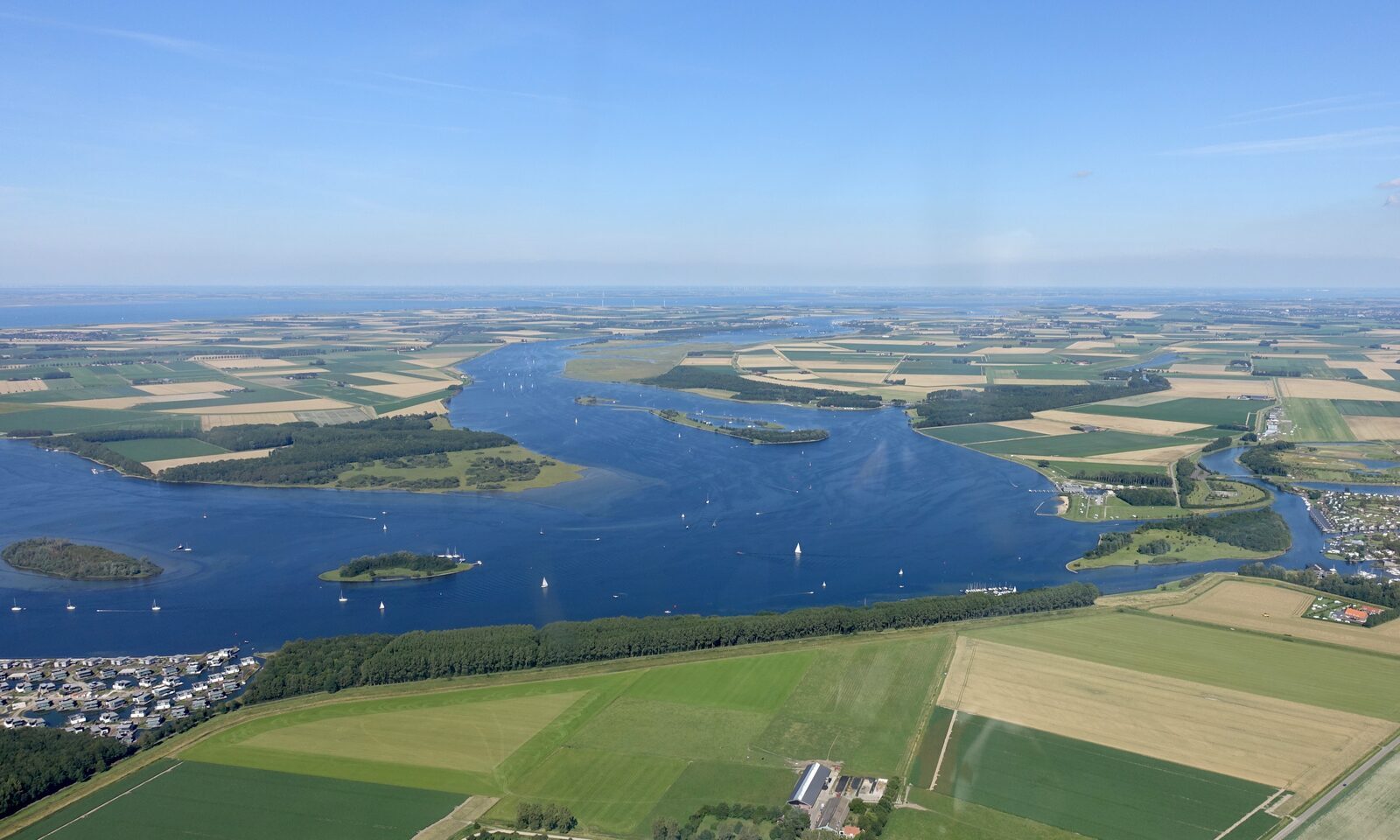 Veerse Meer lake the Netherlands