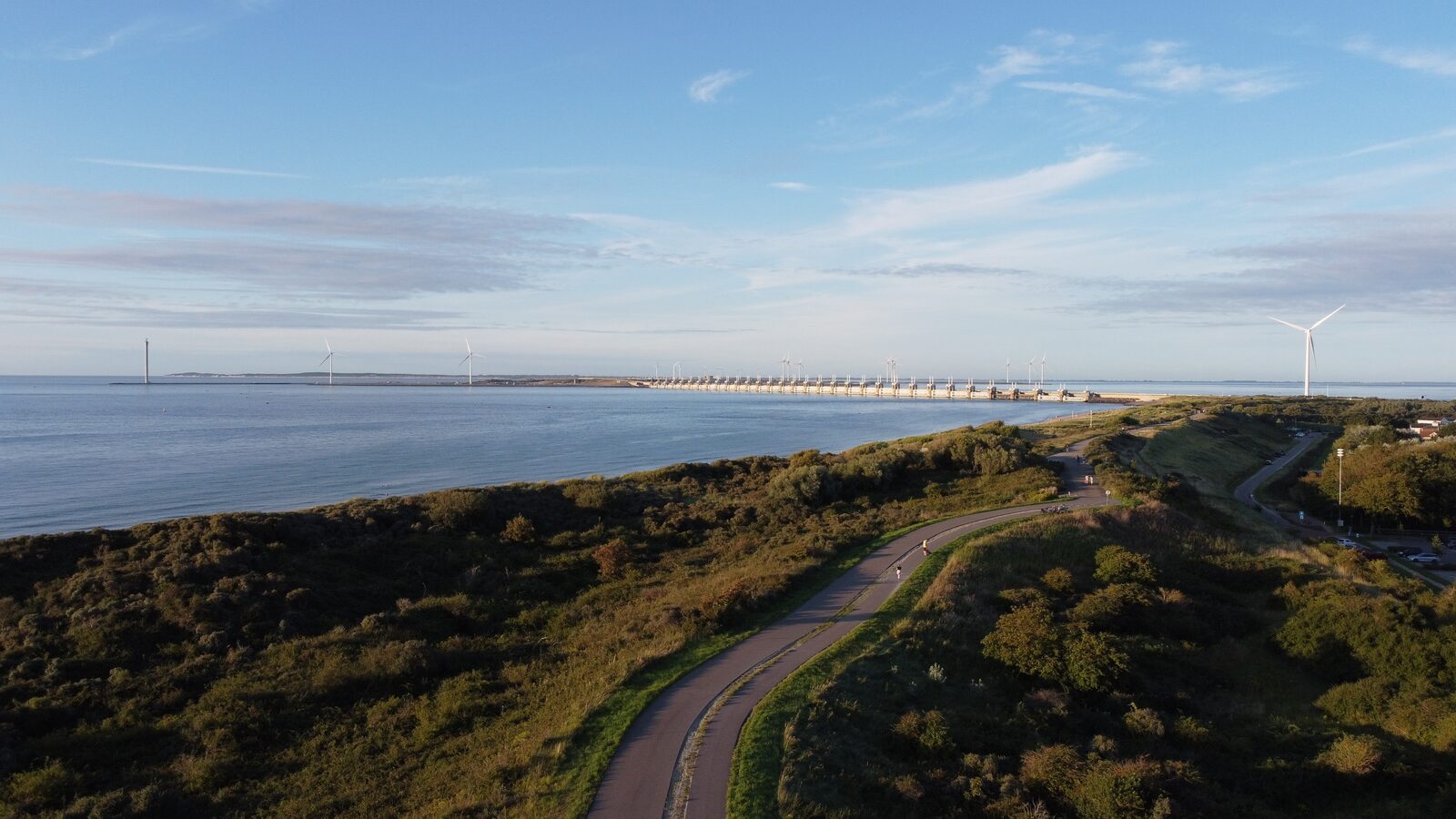 Cycling beach sea holidays Zeeland