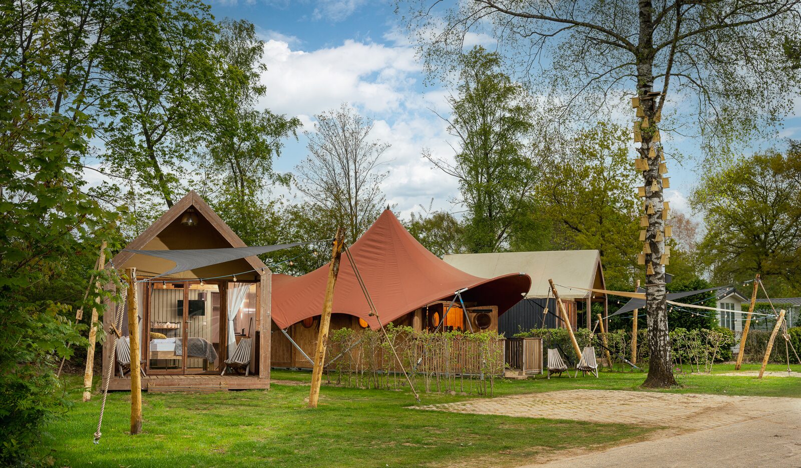 Glamping accommodaties