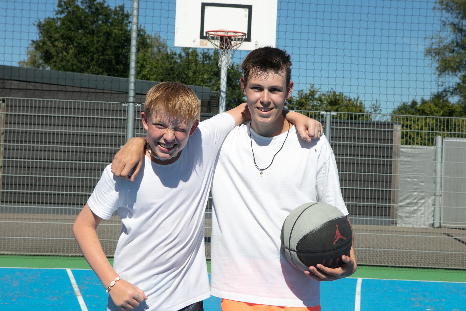 Basketballen op vakantiepark 't Rheezerwold