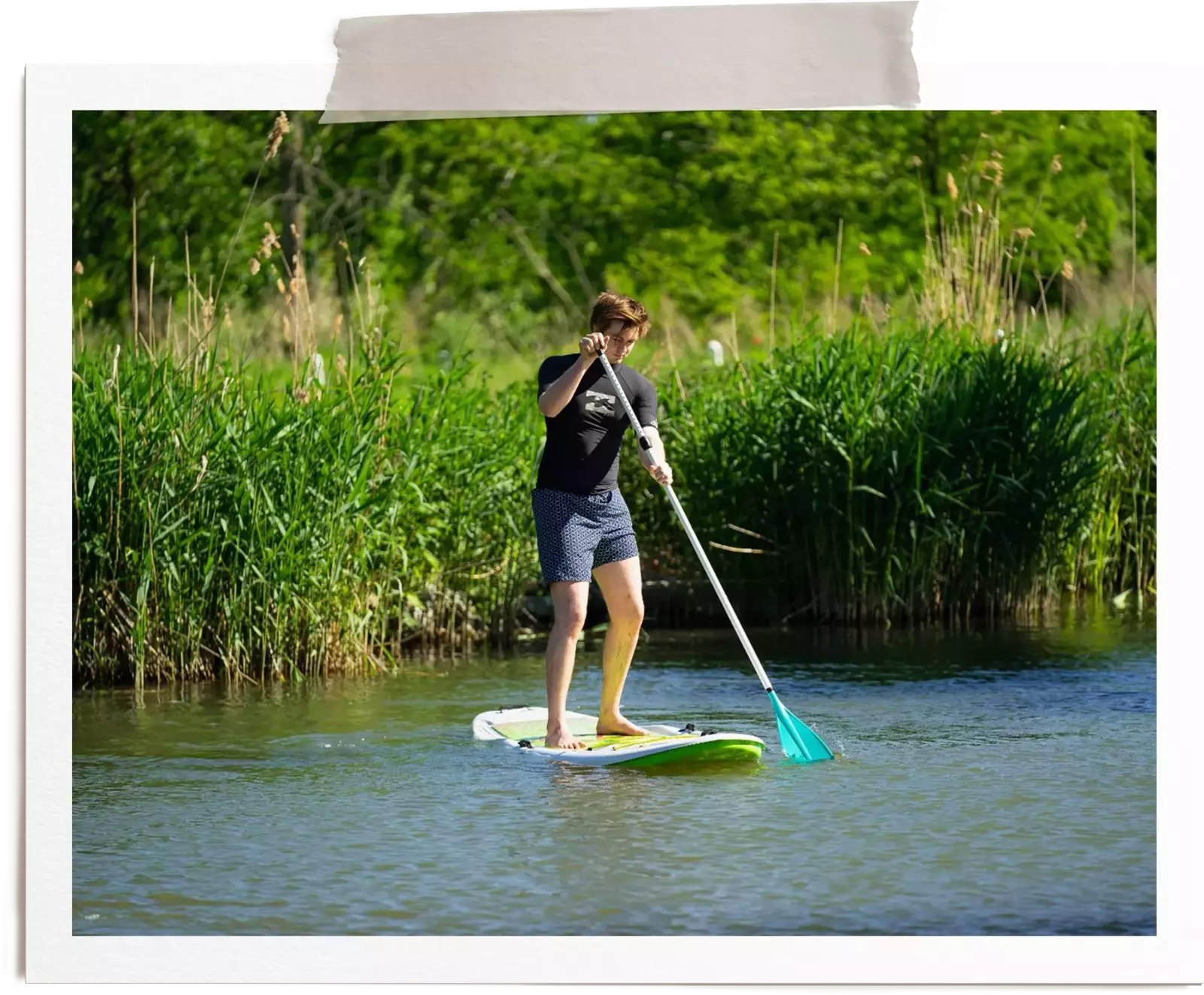 Paddle boarden