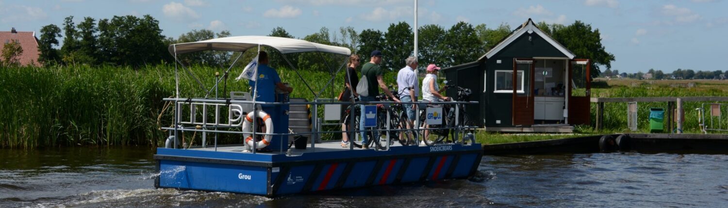 Ferry route the 8 of Grou