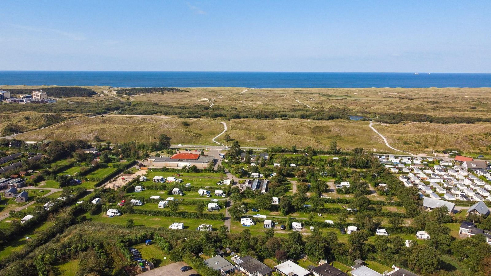 Campsite near the beach