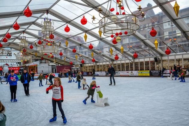 Schaatsen op echt ijs in Sluis en Knokke