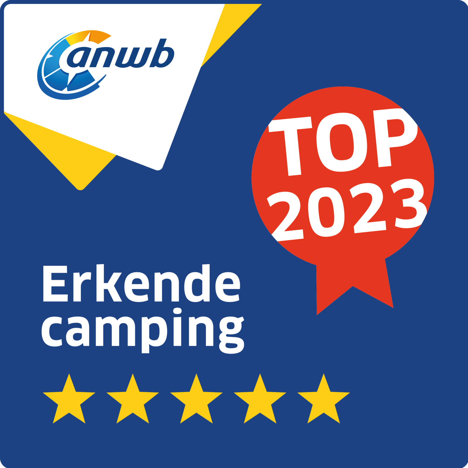 Erkende ANWB 5-sterren Topcamping