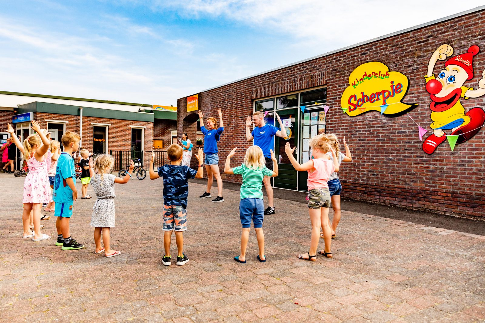 Vacation park with an indoor playground