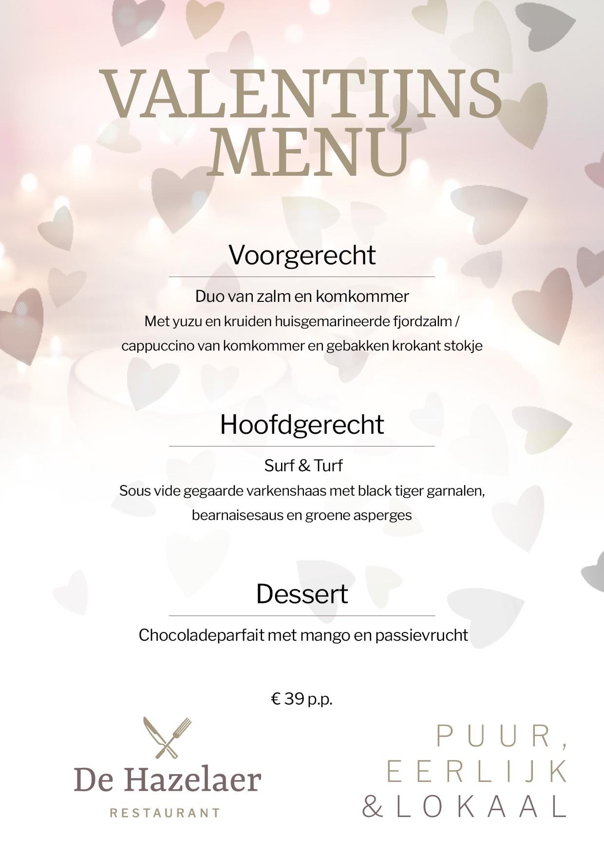 valentijnsmenu