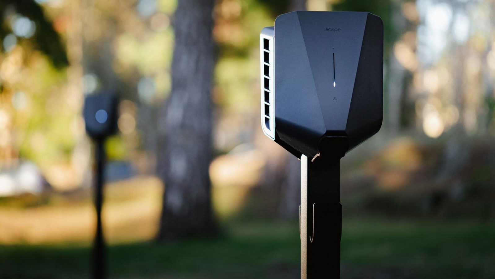 Electric car charging station