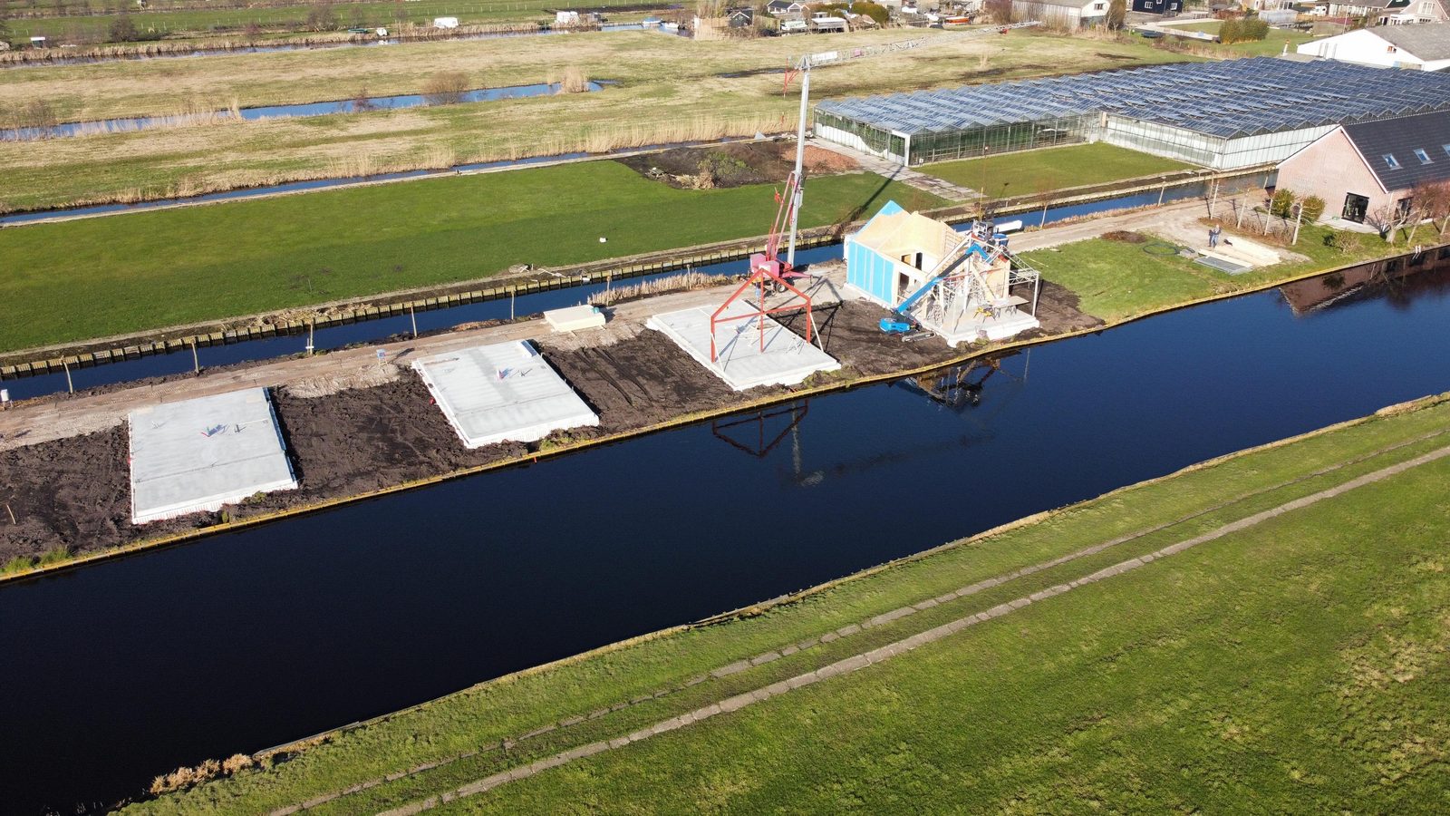 Start bouw vrijstaande recreatiewoningen