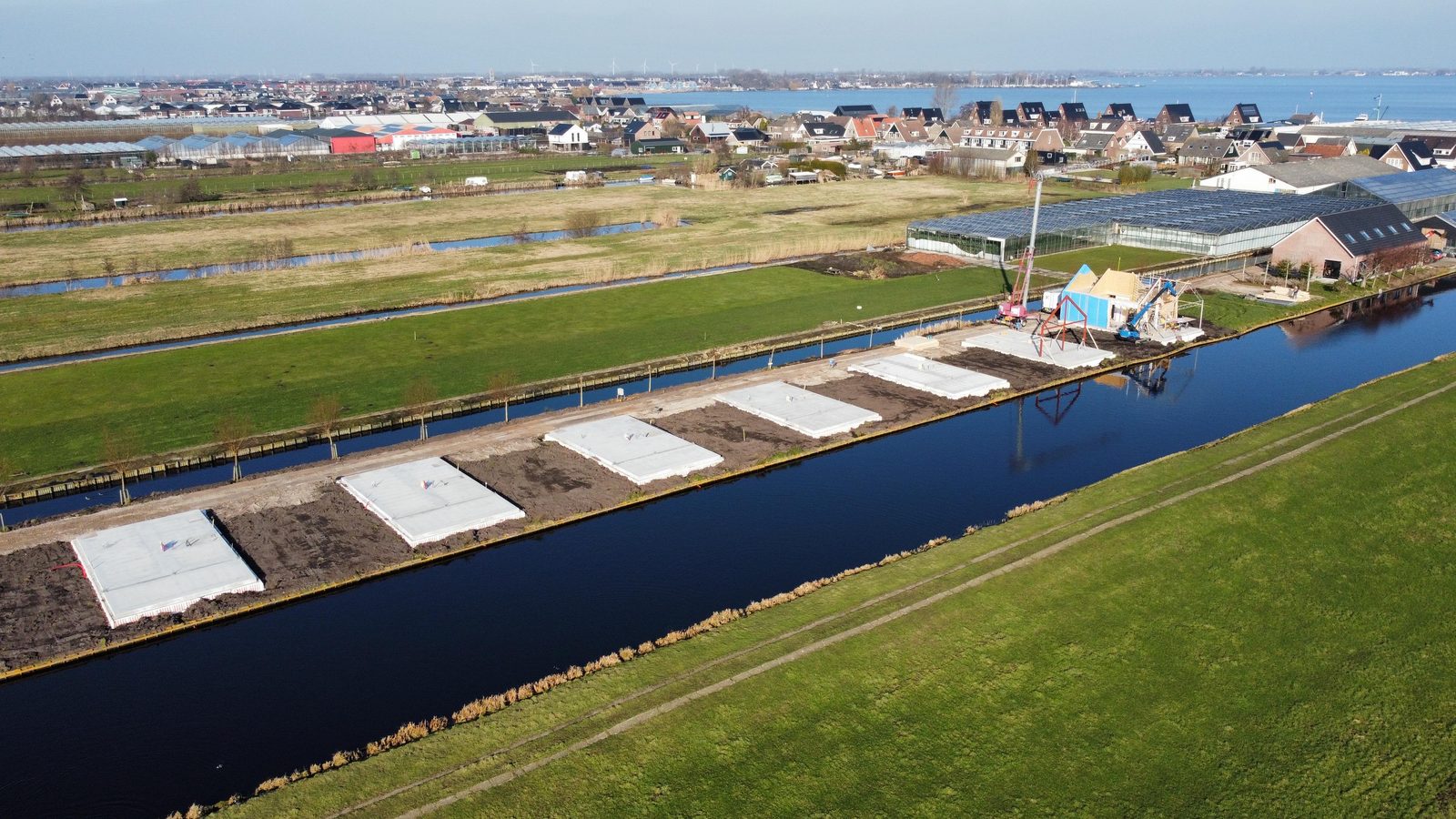 Start bouw vrijstaande recreatiewoningen