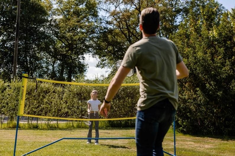 Badminton veld