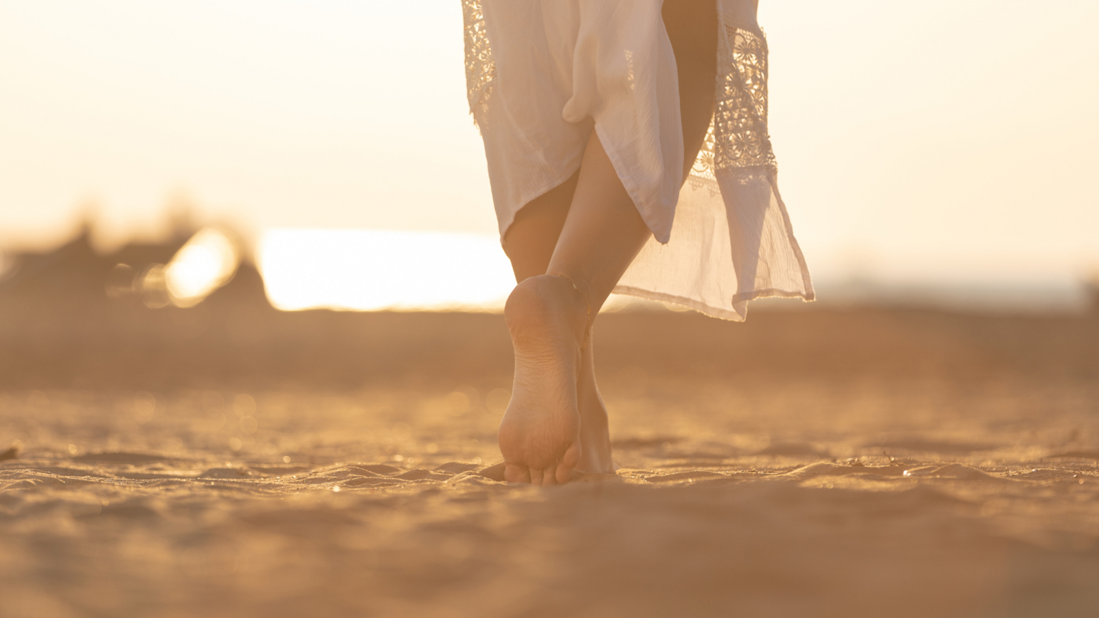 Voeten strand