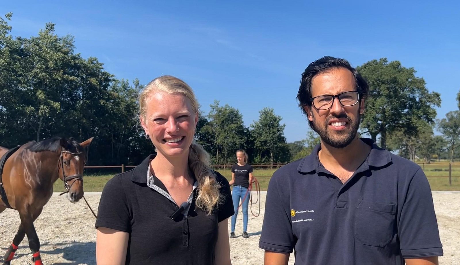 Aagje Hardeman en Filipe Serra Braganca - Equine Gait Analysis Society (EGAS)