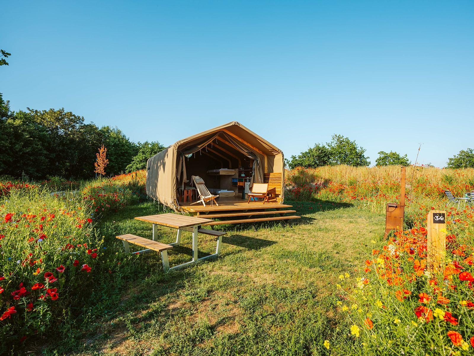 Glamping near Zeeland