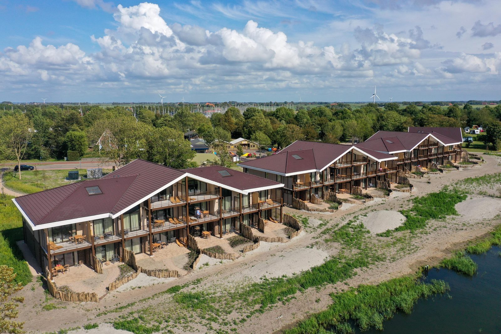  Vakantieappartementen aan het water