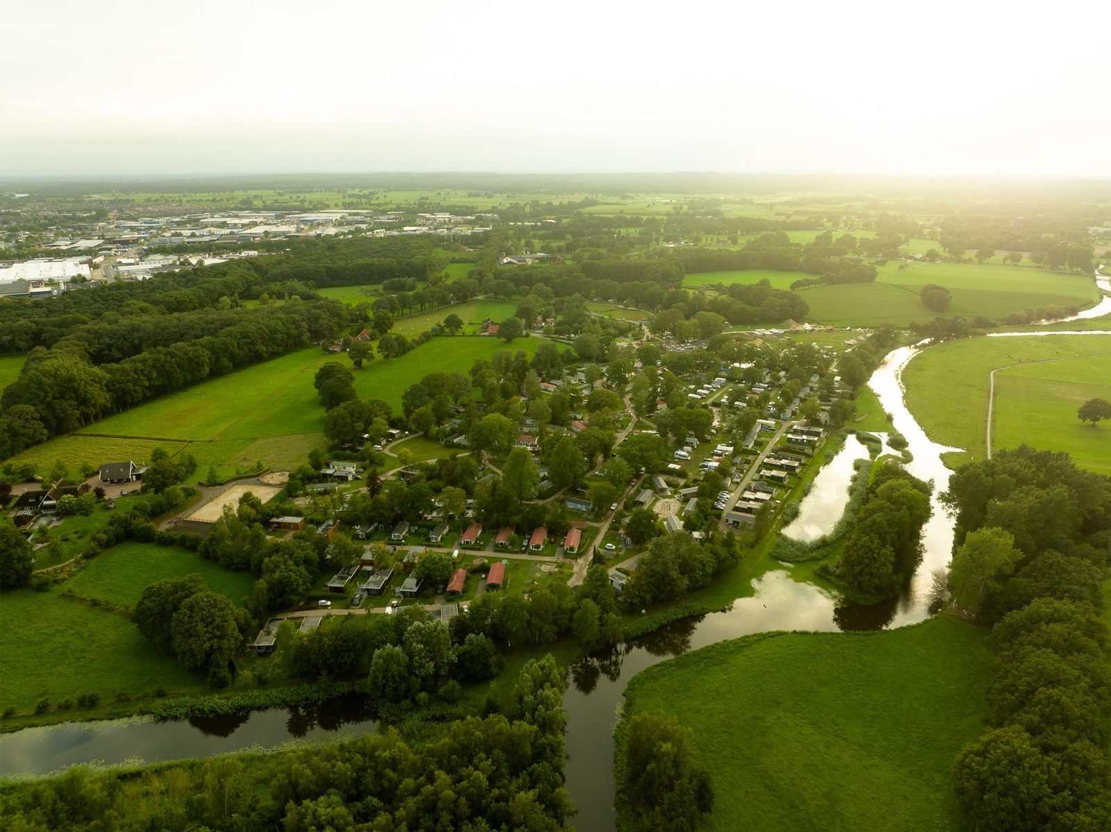 Camping aan de Regge