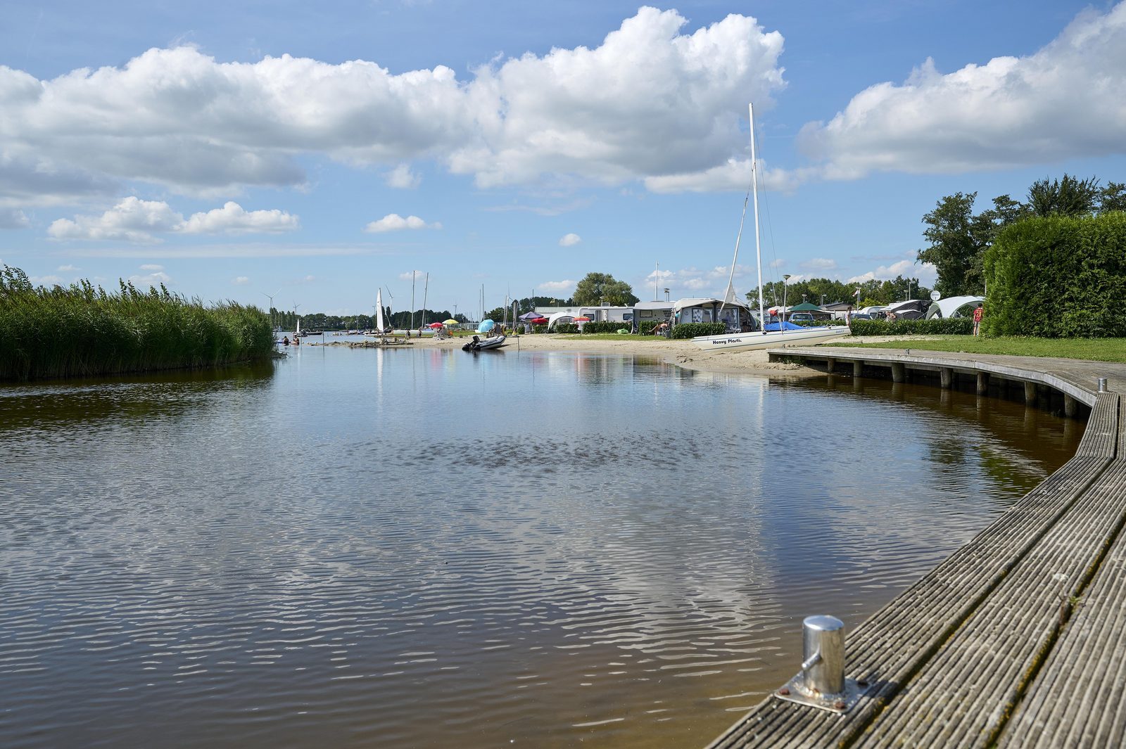 Camping met viswater