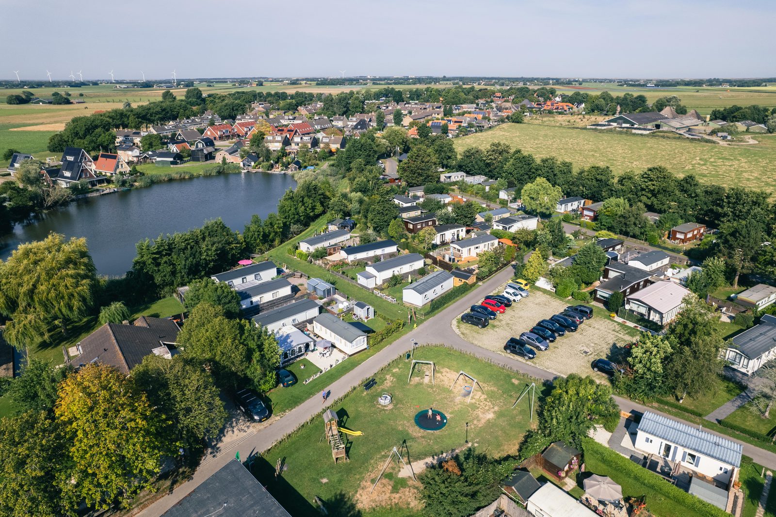 Tekeningen en coördinaten van de kavels