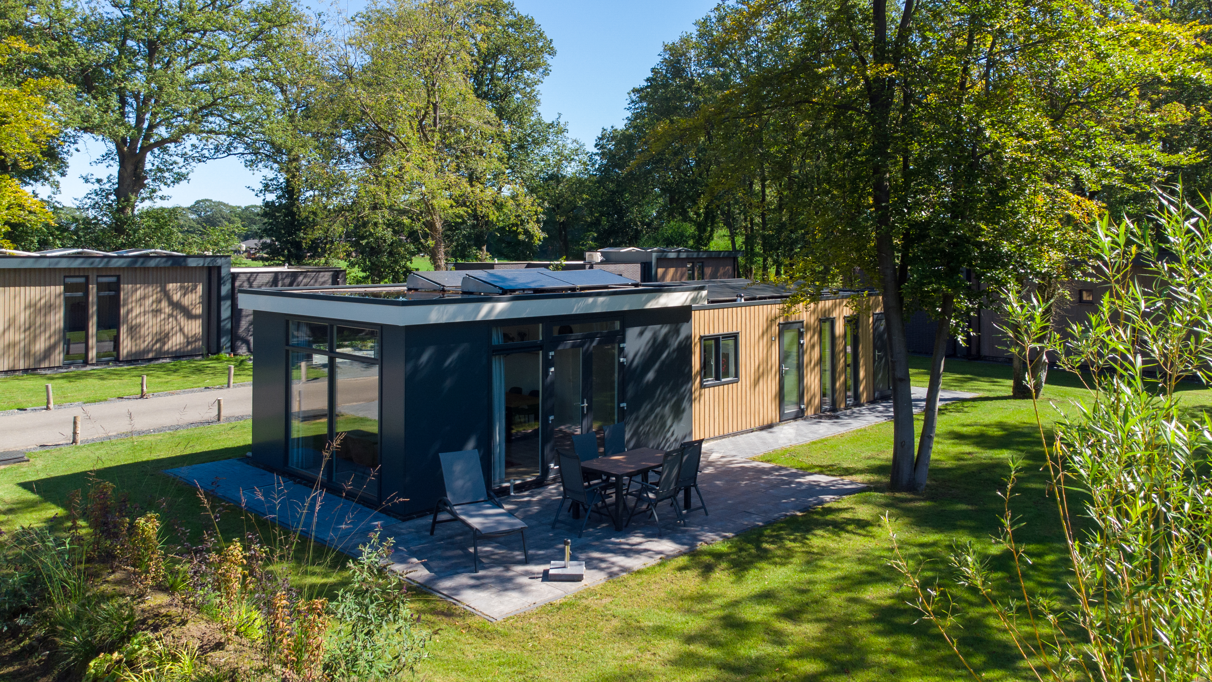 Alcon met sauna en sunshower