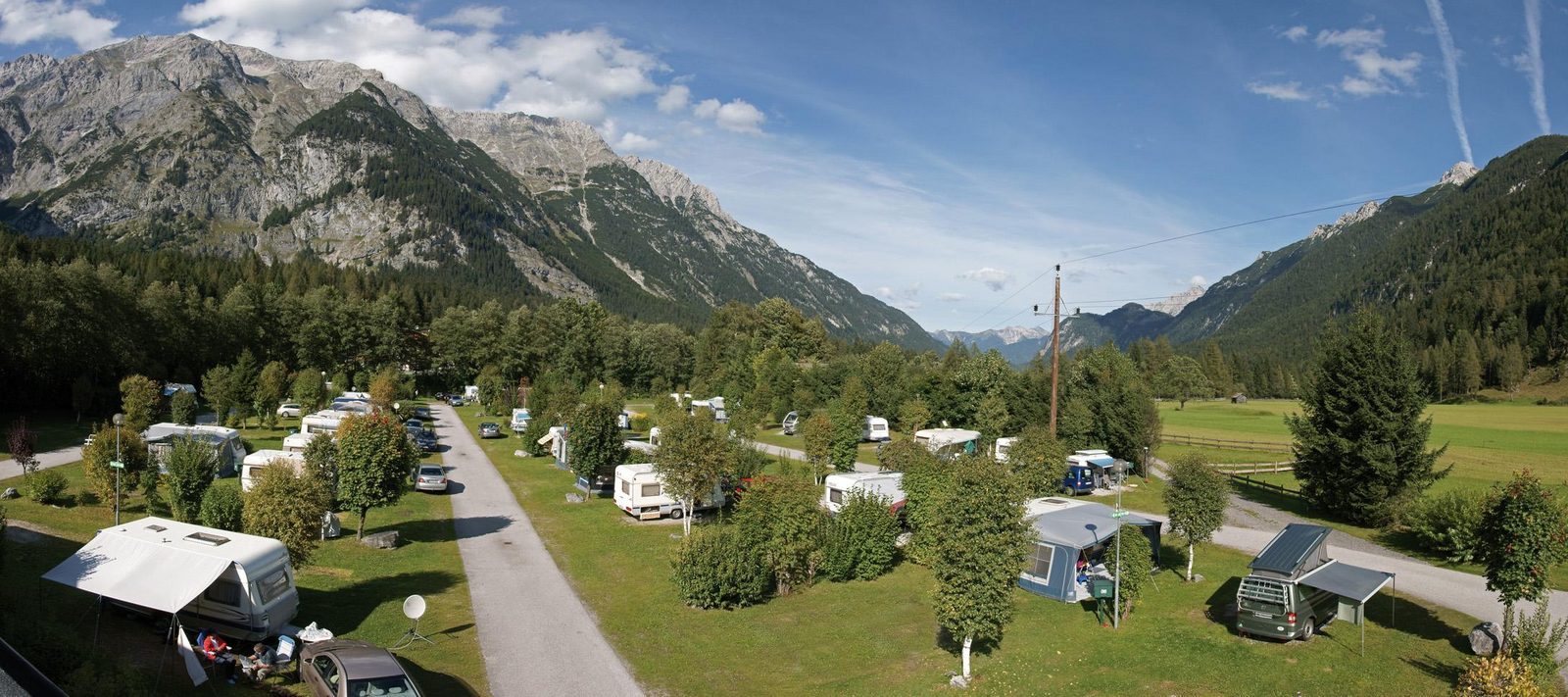 campground in the mountains