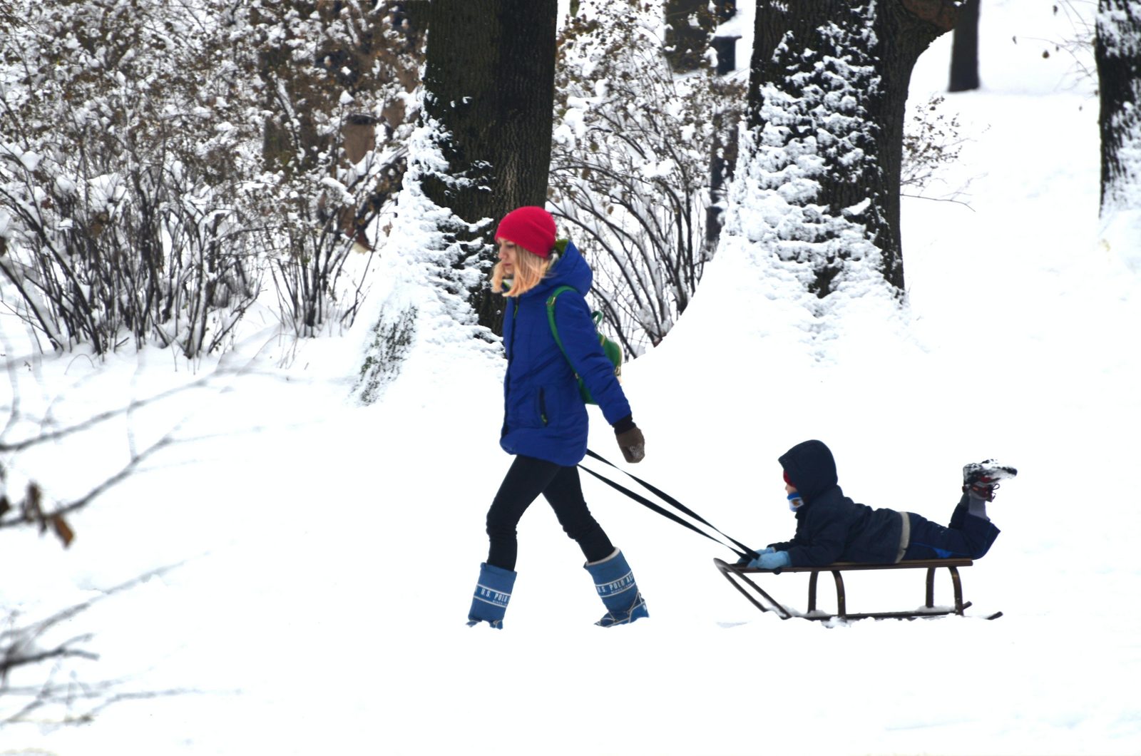 Tobogganing