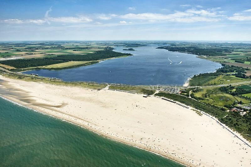 Veerse Meer and North Sea beach