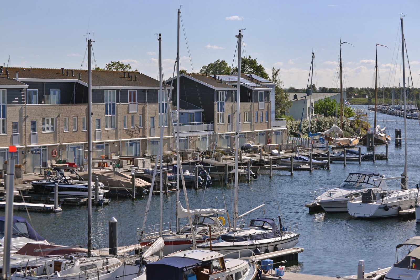 Holiday homes with own jetty in Kortgene, Zeeland