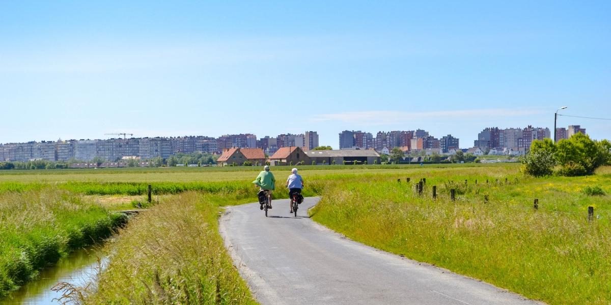 Fietsen aan de kust