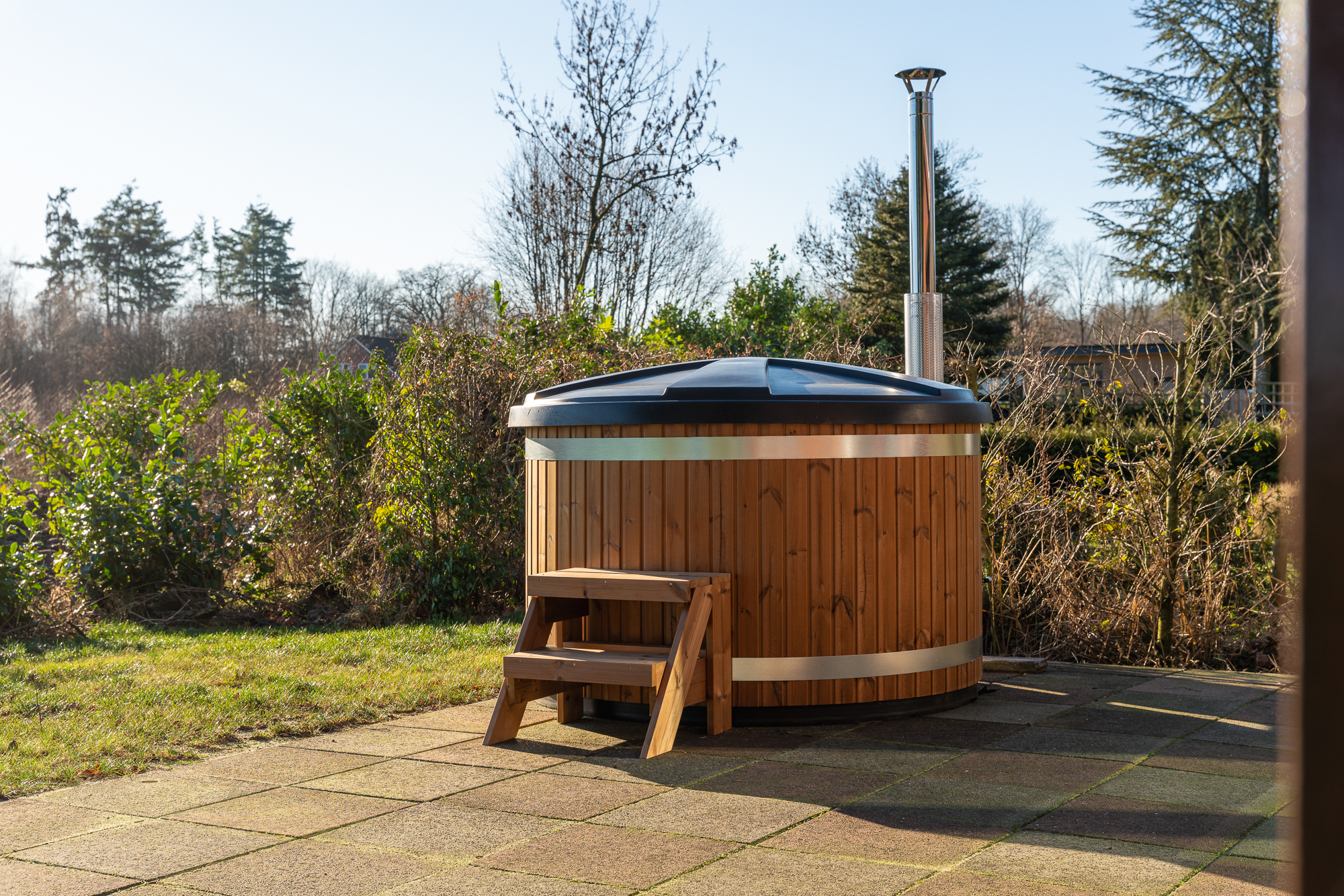 Vogel lodge met hottub