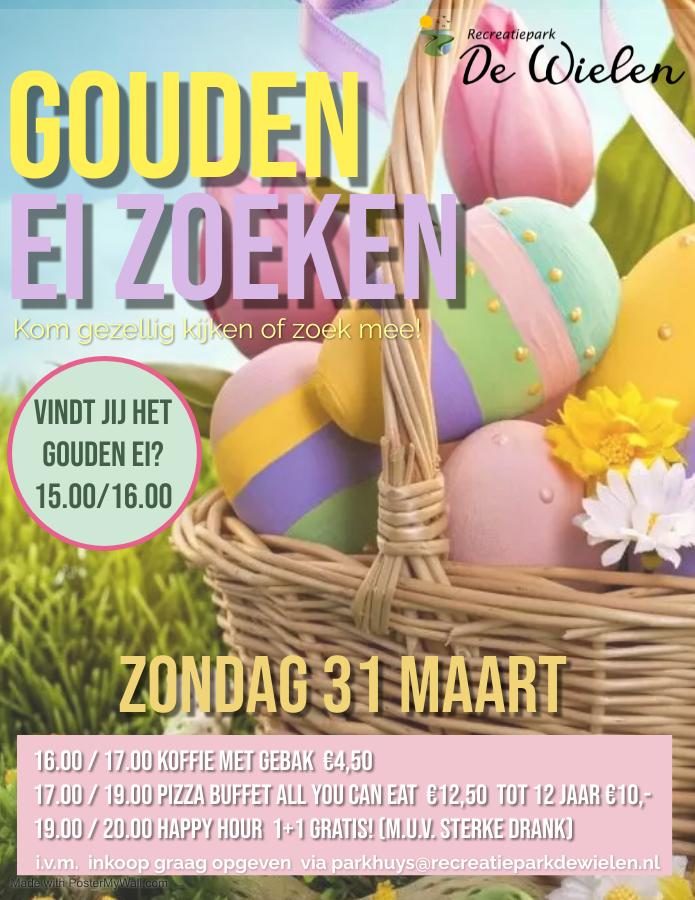 1e paasdag flyer