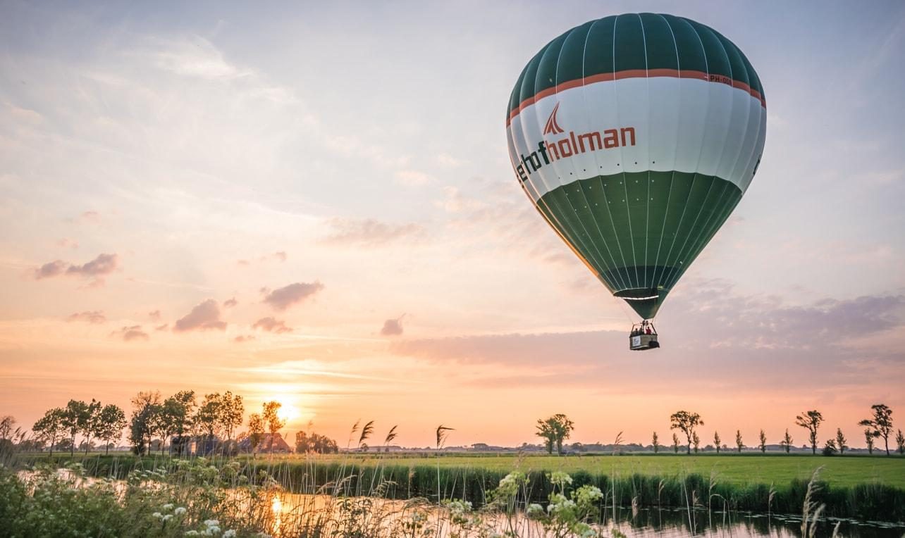 Take a hot air balloon ride