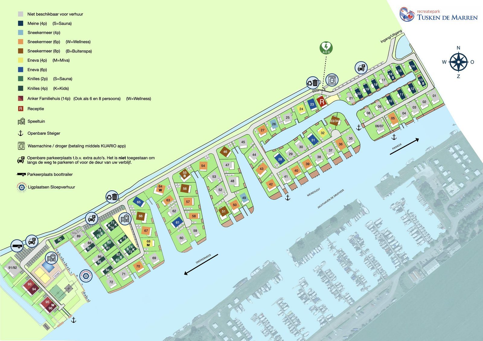 Map of the resort