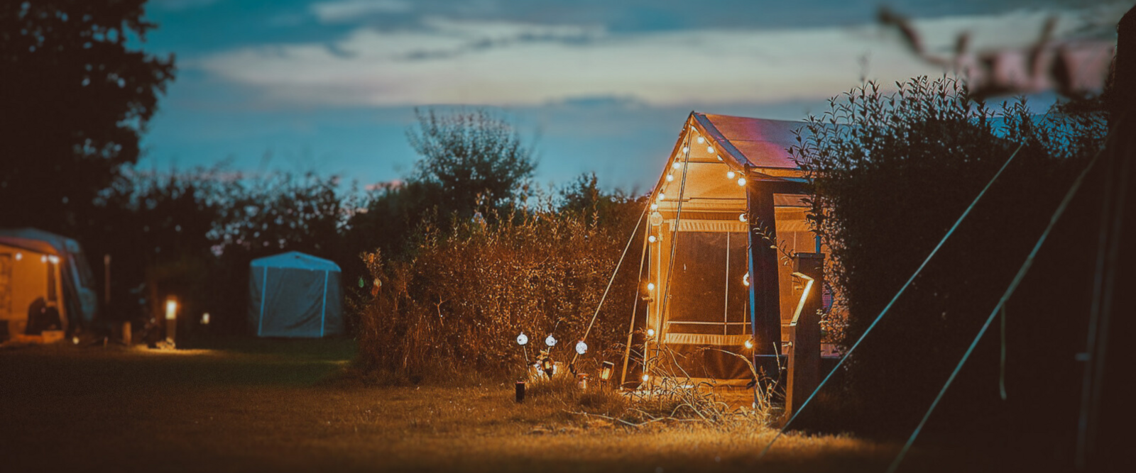 Our spacious camping pitches