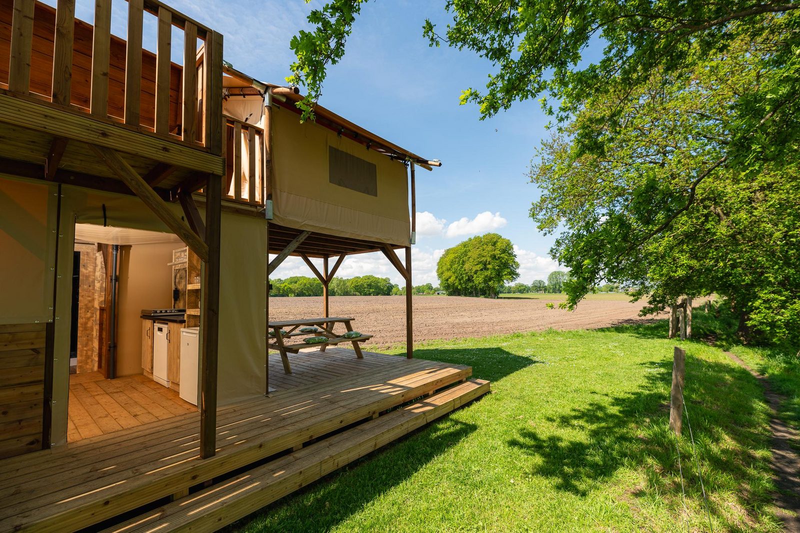 Glamping accommodaties